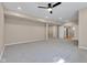 Spacious finished basement offers versatile space, recessed lighting, and potential for various uses at 515 Lynton Way, Westfield, IN 46074