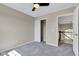 Bedroom features a closet and an open door to the landing at 515 Lynton Way, Westfield, IN 46074