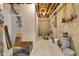 Unfinished basement area showing exposed ductwork and mechanicals, offering potential for customization at 515 Lynton Way, Westfield, IN 46074