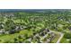 An aerial view of a beautiful residential area with sidewalks and green common areas at 5325 Ridge Hill Way, Avon, IN 46123