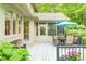 Cozy deck with outdoor seating and dining area, perfect for entertaining and relaxing at 5404 Cayman Dr, Carmel, IN 46033