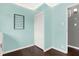 Laundry area featuring a bi-fold door and a clothes drying rack at 634 Park Dr, Greenwood, IN 46143