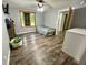 Comfortable bedroom with hardwood floors and neutral paint at 6593 N 800 W, Elwood, IN 46036