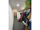 Walk-in closet provides ample storage space for clothing and accessories at 6593 N 800 W, Elwood, IN 46036