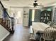 Charming dining area with lots of room and hardwood floors at 6593 N 800 W, Elwood, IN 46036