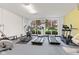 Bright gym with treadmills, elliptical machine, and stationary bike for residents' fitness needs at 6760 Spirit Lake Dr # 11, Indianapolis, IN 46220