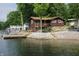 Lake house with a dock and easy access to the water at 6937 Muskrat Dr, , IN 46164