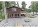 Lake view cabin with a private dock, offering direct access to the water for tranquil lakeside enjoyment at 6937 Muskrat Dr, , IN 46164