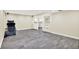 Spacious basement with wood look tile flooring at 7380 N 225 W, Lebanon, IN 46052