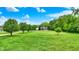 Expansive front yard featuring lush green grass and mature trees leading to a well-maintained home at 7380 N 225 W, Lebanon, IN 46052