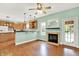 Inviting kitchen with wooden cabinets, granite countertops, and stainless steel appliances at 7380 N 225 W, Lebanon, IN 46052