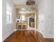 Eat-in kitchen features an island with stool seating and an open design at 914 English Ave, Indianapolis, IN 46203