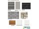 Exterior selections include gray siding, stone, a black roof, and an aged oak front door at 9437 Dogwood Dr, McCordsville, IN 46055