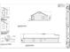 Detailed rear elevation of a house plan, showcasing dimensions and trim, and construction specifications at 1073 Fuller Ln, Shelbyville, IN 46176