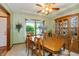 Charming dining room with classic wood furniture, decorative wall accents, and bright, natural light at 1607 Michelle Manor, Danville, IN 46122