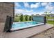 Outdoor in-ground hot tub with a view of the neighborhood at 18398 Cross Lakes Ct, Westfield, IN 46074