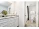 Modern bathroom showcasing granite countertops, a spacious vanity, and a separate toilet area for added privacy at 18736 Moray St, Westfield, IN 46074
