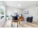 Bright living room featuring modern furniture and light wood flooring at 2315 Spann Ave, Indianapolis, IN 46203