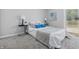 Comfortable main bedroom with ensuite access to deck at 2315 Spann Ave, Indianapolis, IN 46203