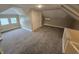 Attic space with finished carpet at 24 N Randolph St, Indianapolis, IN 46201