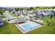 Community pool and playground in a well-maintained neighborhood at 3667 Gilmore Pl, Bargersville, IN 46106