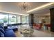 Inviting lobby area with cozy seating and a view of the building's entrance at 3965 N Meridian St # 3J West, Indianapolis, IN 46208