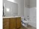 Bathroom with sink and shower at 450 E Ohio St # Apt 305, Indianapolis, IN 46204