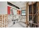 Bathroom undergoing renovation with exposed plumbing and wall details at 5035 Boulevard Pl, Indianapolis, IN 46208