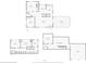Floor plan showing the layout of the rooms in a home, including bedrooms, bathrooms, living room, and kitchen at 5035 Boulevard Pl, Indianapolis, IN 46208