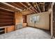 Living room needing renovation shows built-in shelving and fireplace feature; ready for a new design at 5035 Boulevard Pl, Indianapolis, IN 46208