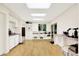 Finished basement space featuring white cabinets, counter, and a walkout entrance at 5953 Deer Hollow Ct, Pittsboro, IN 46167
