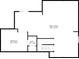 Basement floor plan with a spacious Gathering room, a bedroom, and a bathroom at 5953 Deer Hollow Ct, Pittsboro, IN 46167