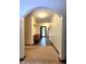 Hallway showcasing a wooden bench and tile flooring at 6190 Red Day Rd, Martinsville, IN 46151