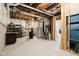Unfinished basement with mechanicals, exposed ductwork, and an open doorway to another part of the house at 644 Ridge Gate Dr, Brownsburg, IN 46112