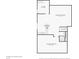 Basement floor plan showing kitchenette, storage and bathroom at 644 Ridge Gate Dr, Brownsburg, IN 46112