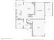 Main floor plan for the home showing the living spaces and garage at 644 Ridge Gate Dr, Brownsburg, IN 46112