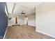 The primary bedroom offers an open layout, with wood floors and a tray ceiling at 644 Ridge Gate Dr, Brownsburg, IN 46112