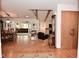 Spacious living room with hardwood floors, fireplace, and lots of natural light at 6550 Sunset Ln, Indianapolis, IN 46260
