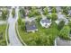 Beautiful residential neighborhood with well-maintained lawns and mature trees at 8599 Lansdowne Dr, Fishers, IN 46038