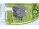 The house features a well-manicured lawn and established landscaping at 8599 Lansdowne Dr, Fishers, IN 46038