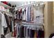 Walk in closet full of clothing, shelving and various accessories at 8599 Lansdowne Dr, Fishers, IN 46038