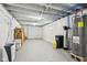 Unfinished basement space with utilities, concrete floor and walls, offering potential for customization or storage at 923 42Nd St, Indianapolis, IN 46205