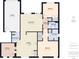 Detailed floor plan showcasing layout of home at 1108 Northfield Ln, Anderson, IN 46011
