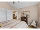 Inviting bedroom featuring a large window, creating a bright and welcoming space at 1146 Distinctive Way, Greenfield, IN 46140