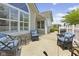 Charming patio with comfortable seating, ideal for enjoying the outdoors at 1146 Distinctive Way, Greenfield, IN 46140