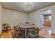 A view of the formal dining room next to the kitchen at 132 S First St, Jamestown, IN 46147