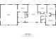 Detailed floor plan showcasing the layout of this 1,357 sq ft home with 3 bedrooms and attached garage at 132 S First St, Jamestown, IN 46147