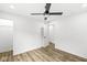 Bedroom featuring closet and ceiling fan at 1425 N Grant Ave, Indianapolis, IN 46201