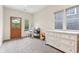 Bright bedroom with a door to a private balcony and plenty of natural light at 1436 Central Ave, Indianapolis, IN 46202