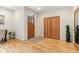 Inviting entryway with hardwood floors, neutral walls, and natural light, creates a warm and welcoming atmosphere at 1436 Central Ave, Indianapolis, IN 46202
